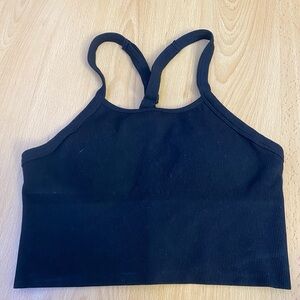Black Women's activewear Top